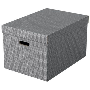 Esselte Home L méret 3db/csomag szürke tárolódoboz