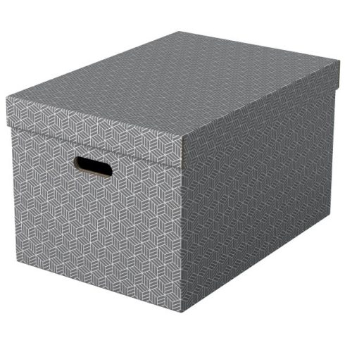 Esselte Home L méret 3db/csomag szürke tárolódoboz
