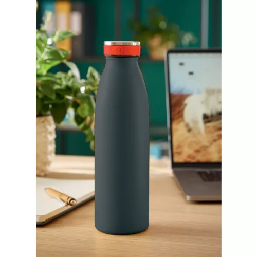 Sticlă de apă Leitz COSY din metal, gri, catifea
