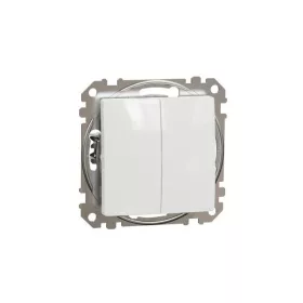   Schneider SDD111108 Sedna 106+6 fehér SDD kettős váltókapcsoló