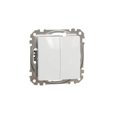   Schneider SDD111108 Sedna 106+6 fehér SDD kettős váltókapcsoló
