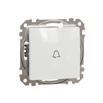   Schneider SDD111131 Sedna csengőjellel fehér SDD egypólusú nyomó