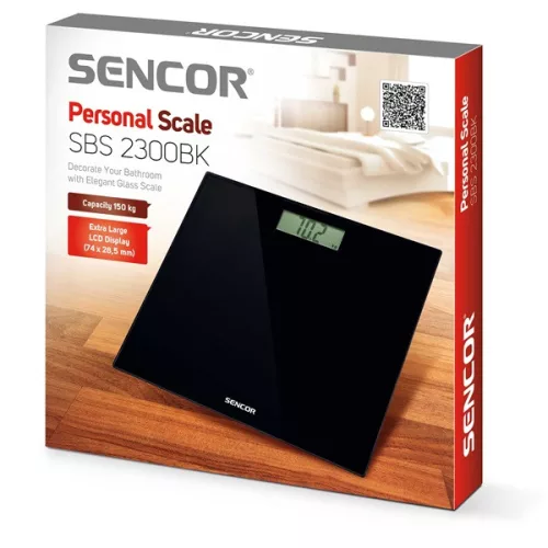 Cântar osobný Sencor SBS 2300BK čierny