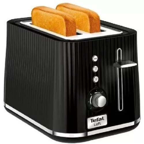 Tefal TT761838 Loft schwarzer 2-Scheiben-Toaster