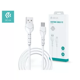   Devia ST351129 Kintone V2 Series 1m 2,1A microUSB - USB-A adat- és töltőkábel