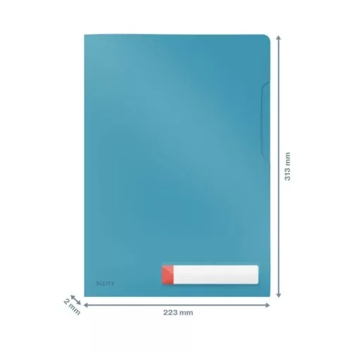 Leitz COSY Privacy A4 PP nyugodt kék 3db/csomag genotherm