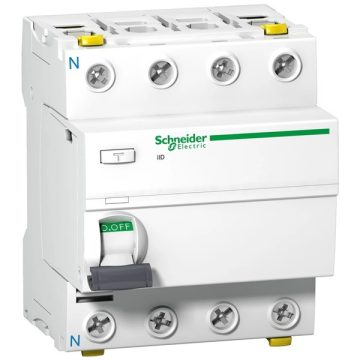   Schneider A9Z21463 analóg 3P+N 63A 30mA A-típus 10kA Acti9 iID áram-védőkapcsoló