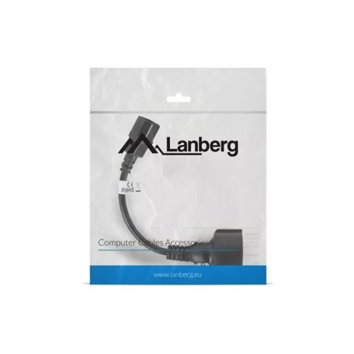 Prevodník Lanberg 20cm C14 samec - SCHUKO samica
