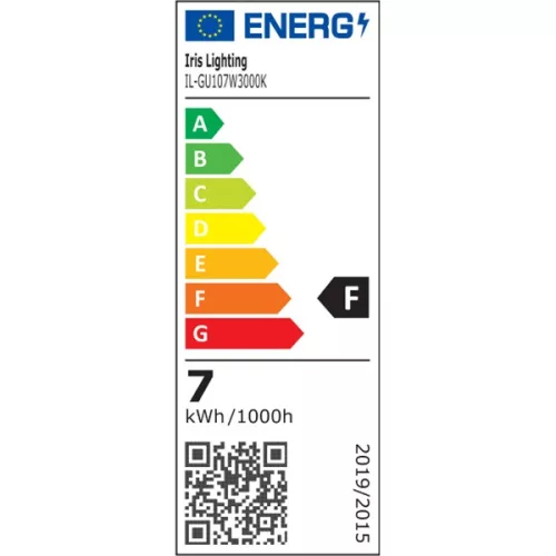 LED žiarovka Iris Lighting GU10 7W 560lm 3000K