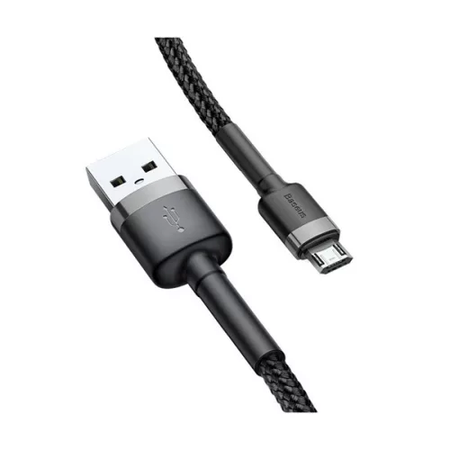 Kábel microUSB Baseus CAMKLF-BG1 šedo-negru 1m