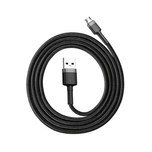 Kábel microUSB Baseus CAMKLF-BG1 šedo-negru 1m