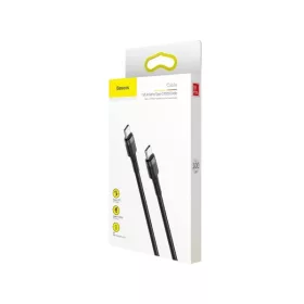 Kábel Baseus CATKLF-GG1 Tip-C/Type-C šedo-negru 1 m