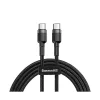 Kábel Baseus CATKLF-GG1 Tip-C/Type-C šedo-negru 1 m