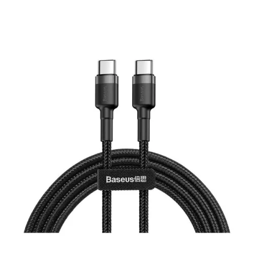 Kábel Baseus CATKLF-GG1 Tip-C/Type-C šedo-negru 1 m