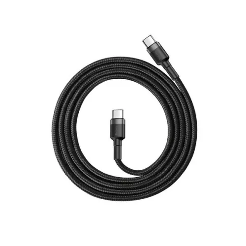 Kábel Baseus CATKLF-GG1 Tip-C/Type-C šedo-negru 1 m