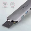 Axagon HMC-5 SuperSpeed ​​​​USB-C COMBO 5v1 HUB