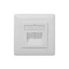 DIGITUS DN-9008-1 Cat.6A Klasse EA 2x RJ45 Unterputz-Wandsteckdose