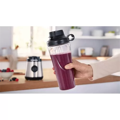 Mixér z nehrdzavejúcej ocele Bosch MMB2111M s objemom 0,6 l