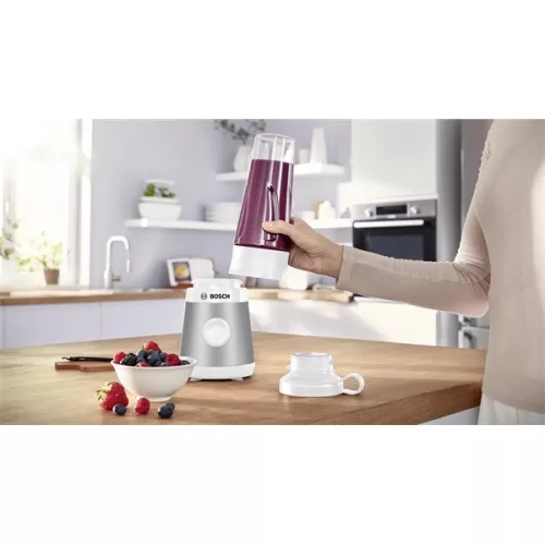 Bosch MMB2111T VitaPower Serie 0,6 l strieborný smoothie mixér