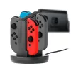 Snakebyte SB911972 FOUR:CHARGE Nintendo Switch fekete töltőállomás