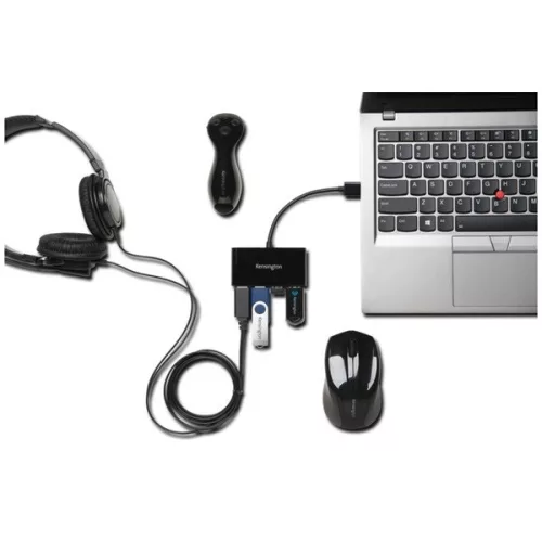 Kensington K39121EU 4-portový USB 3.0 rozbočovač