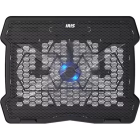 IRIS L-13 čierna chladiaca podložka na notebook