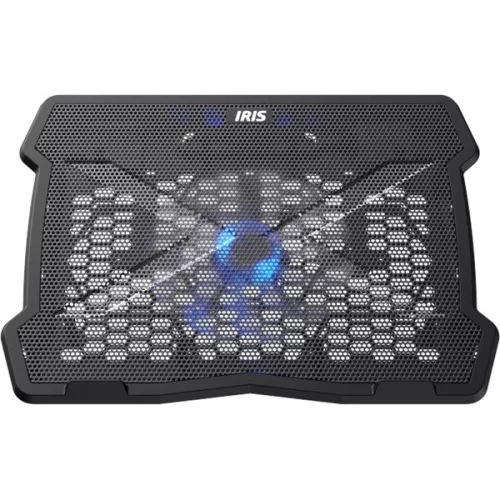 IRIS L-13 čierna chladiaca podložka na notebook