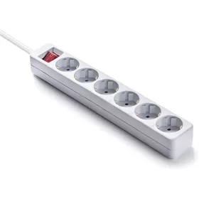   FAMATEL 9/706 kábel + vypínač 16A-250V 1,5m predlžovací kábel so 6 konektormi