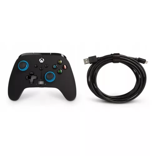 PowerA 1518817-01 Enhanced Xbox Series X|S/Xbox One/PC vezetékes fekete-kék kontroller ( E )