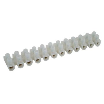   Tracon Flex. S15A-H-L H profil, 12 tag, 10 mm2, 450VAC, 50A, PP 10 db/csomag  natúr nyomólemezes sorozatkapocs