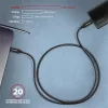 Axagon BUCM32-CM10AB USB TYPE-C 3.2 Gen 2 -  USB TYPE-C 1 m fekete kábel