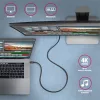 Axagon BUCM32-CM10AB USB TYPE-C 3.2 Gen 2 -  USB TYPE-C 1 m fekete kábel