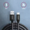 Axagon BUCM3-AM10AB USB-C 3.2 Gen 1 - USB-A 1 m čierny kábel