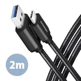   Axagon BUCM3-AM20AB USB-C 3.2 Gen 1 - USB-A 2 m čierny kábel