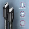 Axagon BUCM3-CM10AB USB-C 3.2 Gen 1 - USB-C 1 m čierny kábel