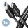 Axagon BUMM3-AM10AB micro USB 3.2 Gen 1 B - USB A 1 m čierny kábel