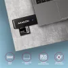 Axagon CRE-S2N Superspeed USB 3.2 Gen 1 Typ-A, schlanker SD/microSD-Kartenleser
