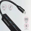 Axagon HMC-GL3A SuperSpeed ​​​​USB 3.2 Gen 1 C HUB + Gigabit LAN