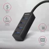 Axagon HUE-M1AL 4-portový USB 3.2 Gen 1 mini HUB