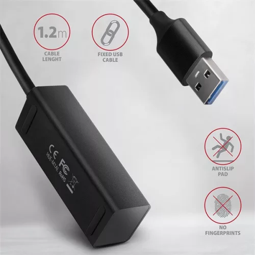 Axagon HUE-M1AL 4-portový USB 3.2 Gen 1 mini HUB