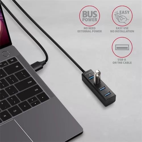 Axagon HUE-M1AL 4-portový USB 3.2 Gen 1 mini HUB