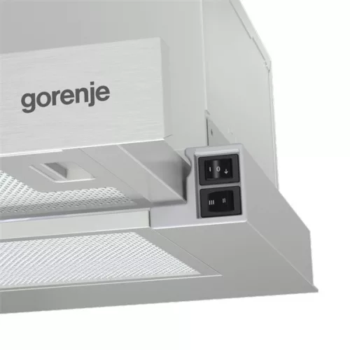 Gorenje TH60E3X inox, voľne stojaci, tradičný, rozmer: 60 cm, teleskopický, hlučnosť: 67 dB, digestor