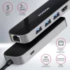 Axagon HMC-6GL SUPERSPEED USB-C COMBO 6V1 HUB