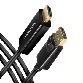 Axagon RVD-HI14C2 DisplayPort - HDMI 1.4 kábel, 1,8 m