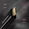 Axagon RVD-HI14C2 DisplayPort - HDMI 1.4 kábel, 1,8 m