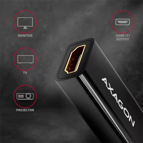 Adaptér Axagon RVD-HI14N DisplayPort - HDMI 1.4 4K/30Hz