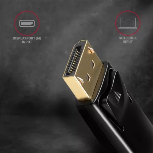 Adaptér Axagon RVD-HI14N DisplayPort - HDMI 1.4 4K/30Hz