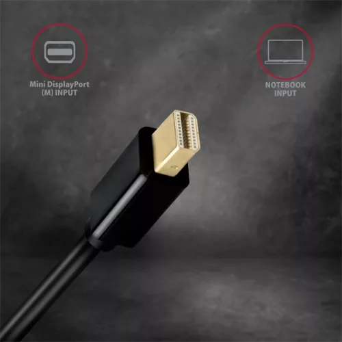 Kábel Axagon RVDM-HI14C2 Mini DisplayPort na HDMI 1.4