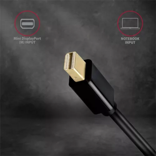 Adaptér Axagon RVDM-HI14N Mini DisplayPort - HDMI 1.4