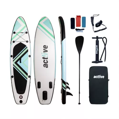 Act!ive SB-005-B Hermosa Beach kék-fehér SUP deszka 305cm, tartozékokkal